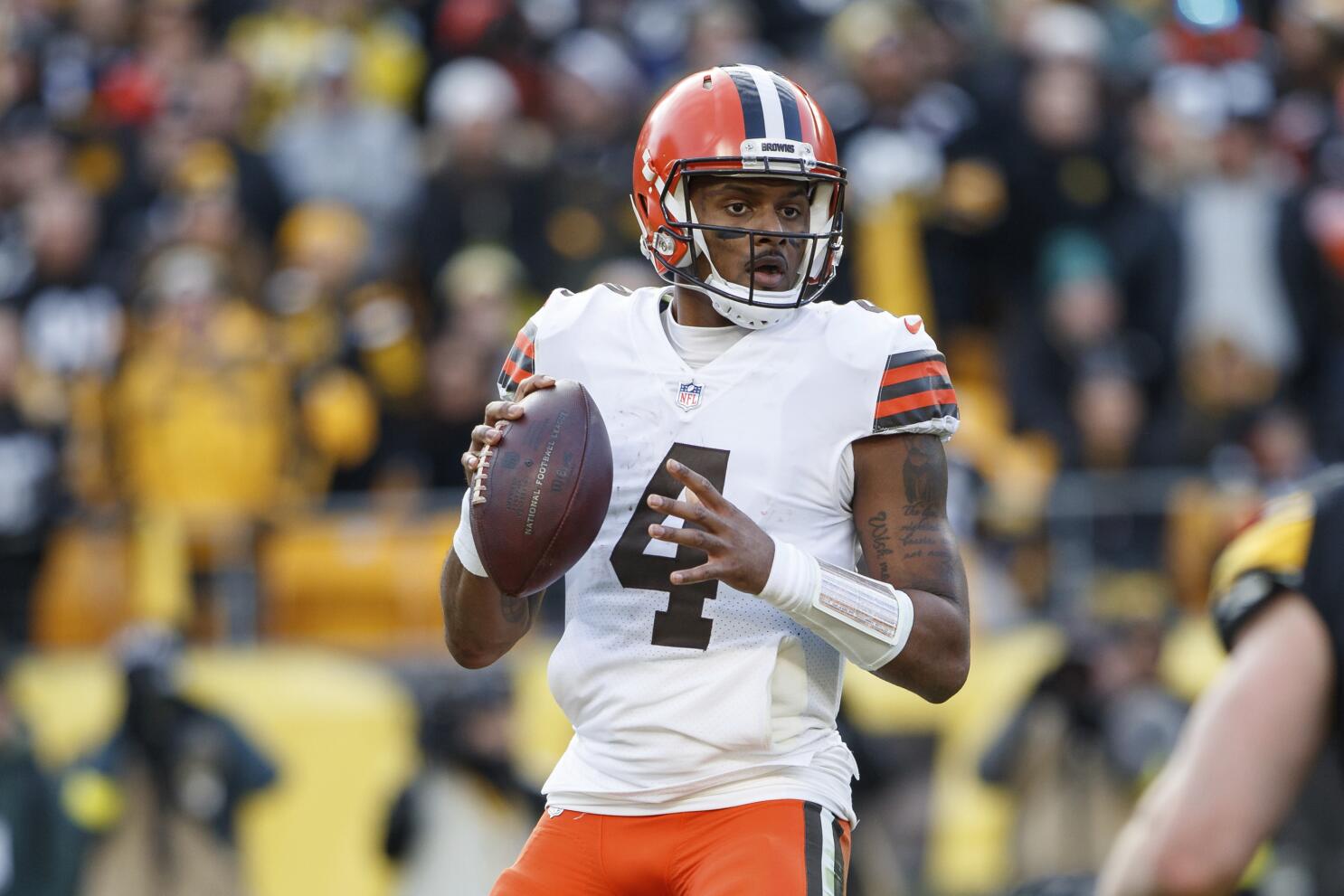 Browns QB Deshaun Watson 'in a different space' after suspension