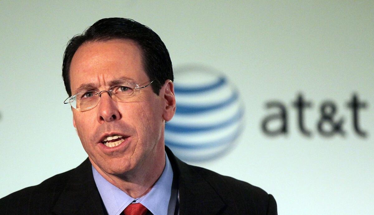 AT&T Chief Executive Randall Stephenson, chairman of the Business Roundtable trade group, urged Congress to restore temporary tax breaks that expired at the end of last year.