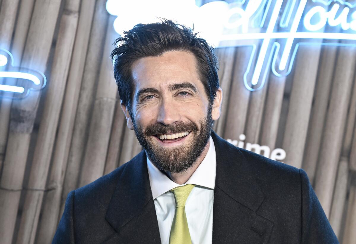 Jake Gyllenhaal attends the premiere of Amazon Prime's "Road House" on March 19.