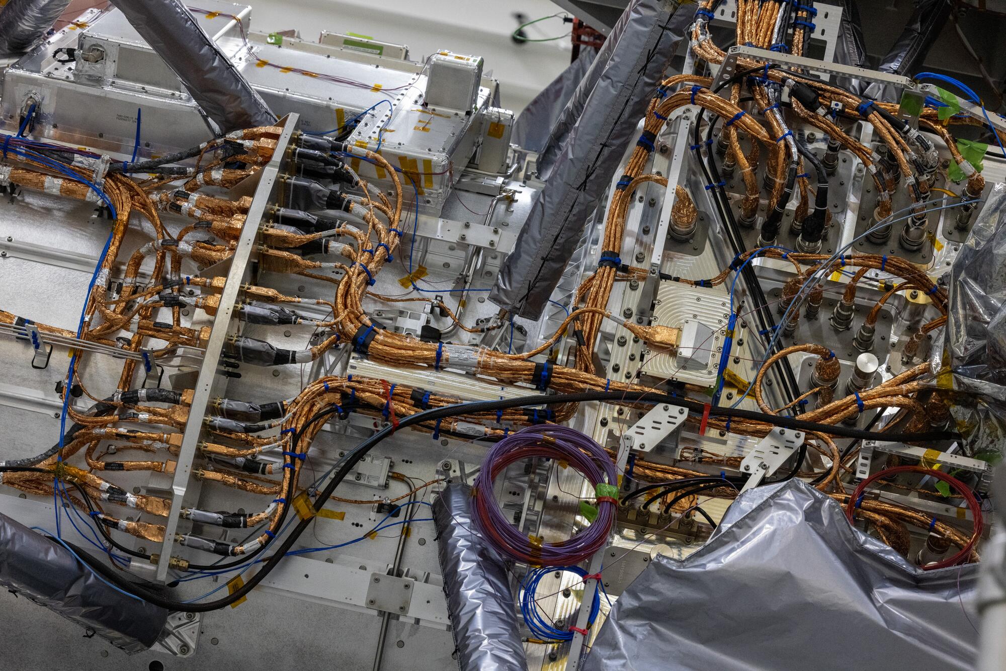 Inside look at NASA's Europa Clipper spacecraft's wires and tubes