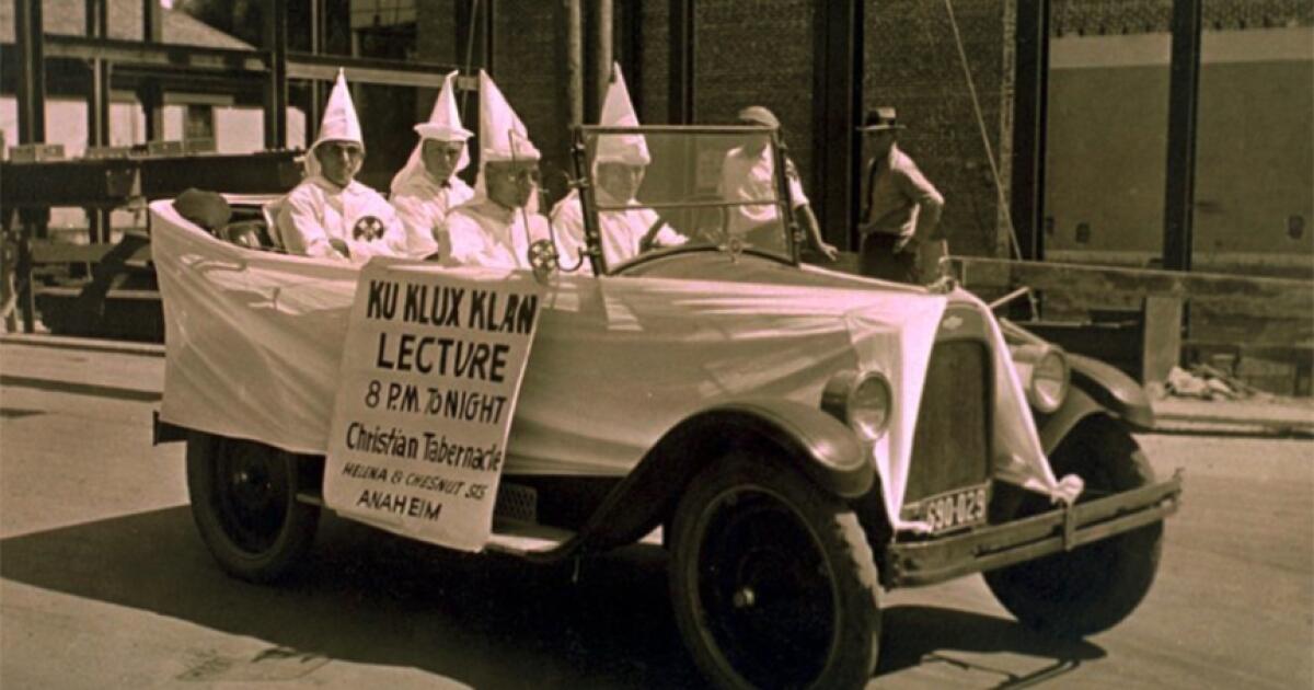 Anaheim recalled its KKK City Council 100 years ago. Why don’t we remember? Anaheim recalled its KKK City Council 100 years ago. Why don’t we remember?