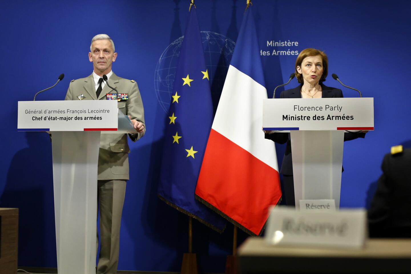 Florence Parly and Gen. Francois Lecointre