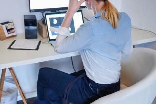 ILLUSTRATION - 06 March 2022, Berlin: A woman attends an online meeting while wearing a blouse on top and sweatpants on the bottom. In Corona's everyday life, sweatpants are the hottest item of clothing. Photo: Annette Riedl/dpa (Photo by Annette Riedl/picture alliance via Getty Images)