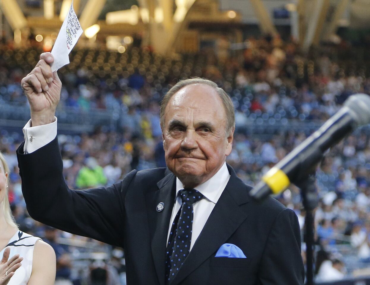 The veteran sports broadcaster was long recognized as one of the most versatile and perhaps most enthusiastic announcers of his era. He also was an author, a longtime fixture at Pasadena’s Rose Parade, the host of several sports-themed TV game shows and was still calling San Diego Padres baseball games in his later years. He was 82. Full obituary