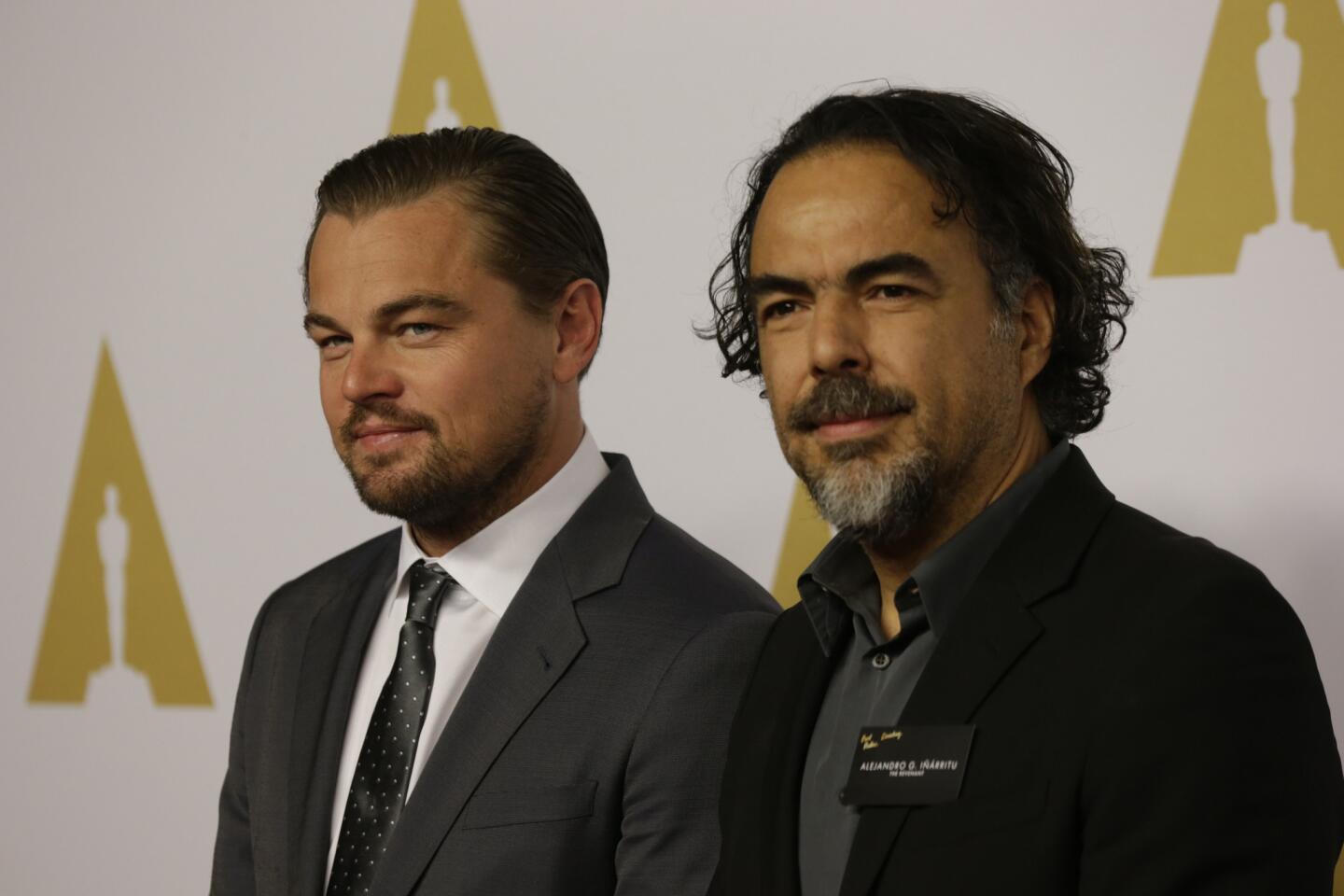 Leonardo DiCaprio and Alejandro G. Inarritu | Academy Awards luncheon