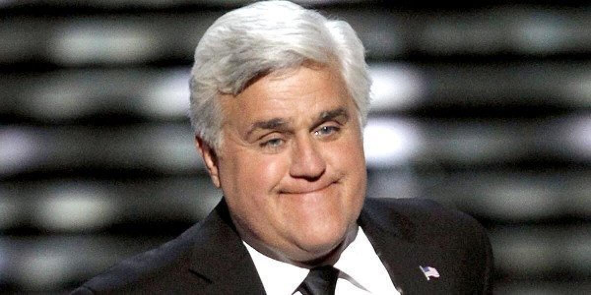 "Tonight Show" host Jay Leno.