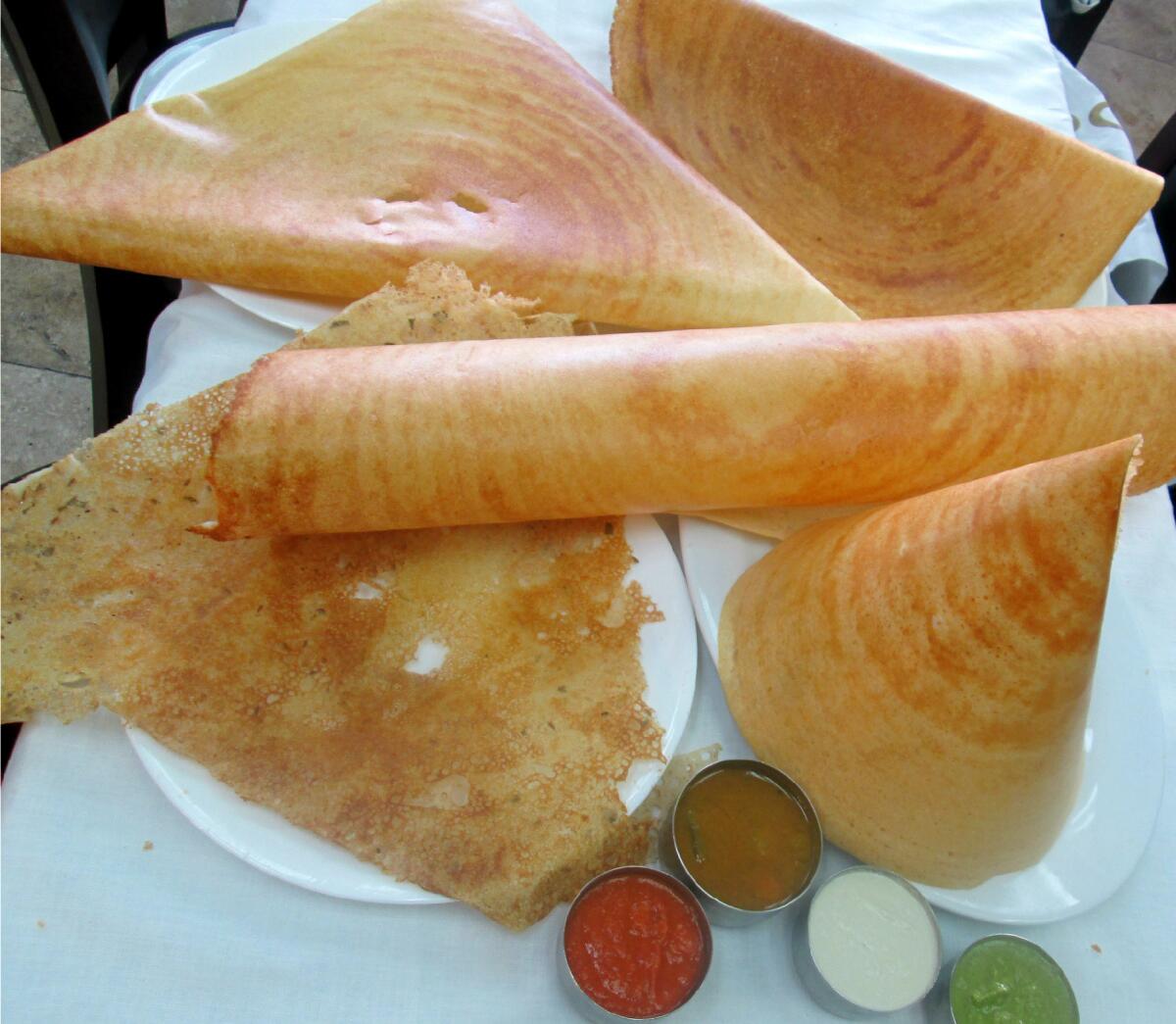 Chennai Dosa Corner in Artesia has many styles of dosas, crispy southern Indian crepes, at the 10-seat restaurant.