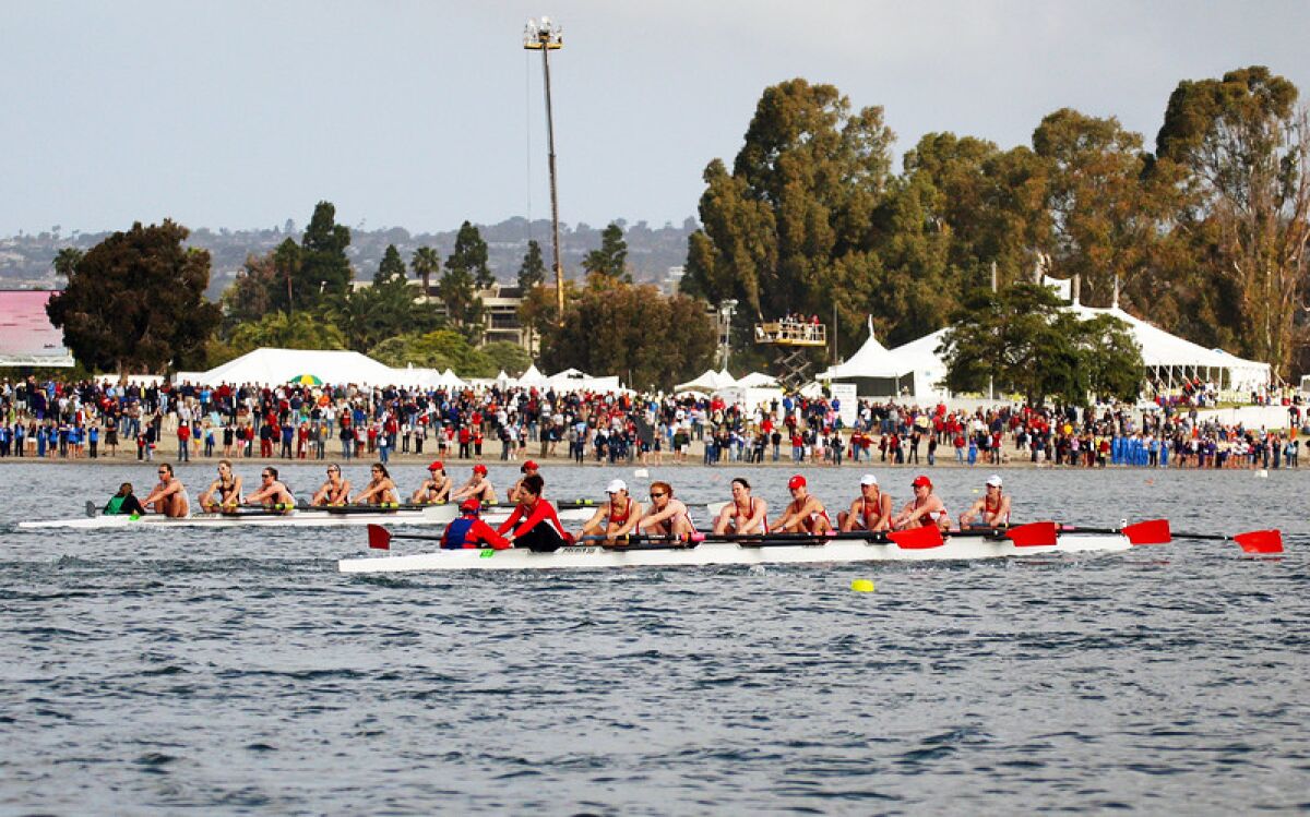San Diego Crew Classic This spring rowing regatta — Saturday and Sunday, April 4-5 along Crown Point Shores, Mission Bay — introduces generation after generation to the sport. It includes a fierce rowing competition between teams of highest caliber and there’s a beer garden! VIP access available to Champion’s Pavilion, which includes exclusive events, such as Classic Brunch by the Bay. Prices: $12-$450. crewclassic.org