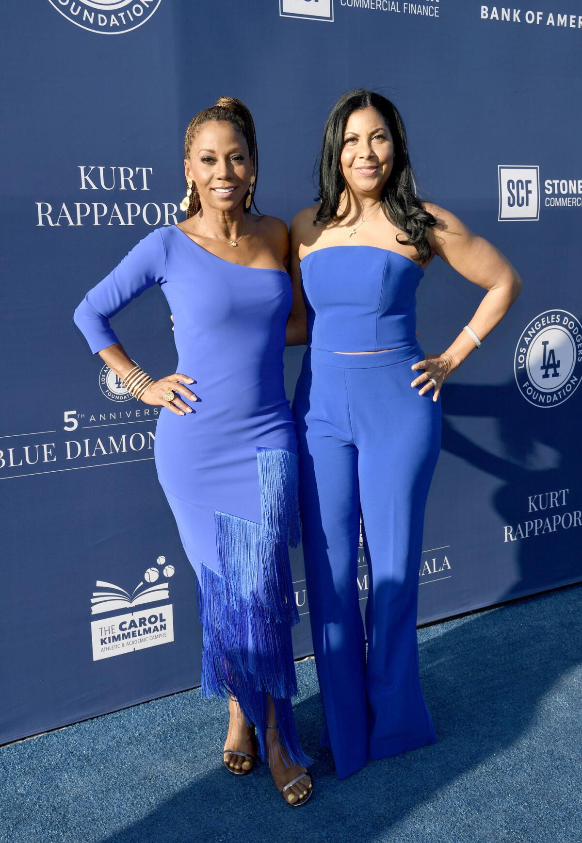 Holly Robinson Peete, left, and Cookie Johnson.