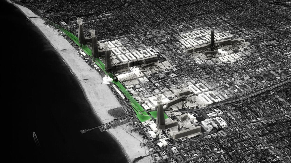 Building greater density along the cool Santa Monica coast would minimize regional energy use during the greater number of extreme heat days to come.