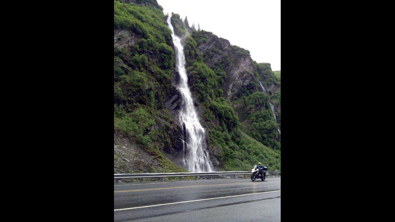 Alaska's Bridal Veil Falls