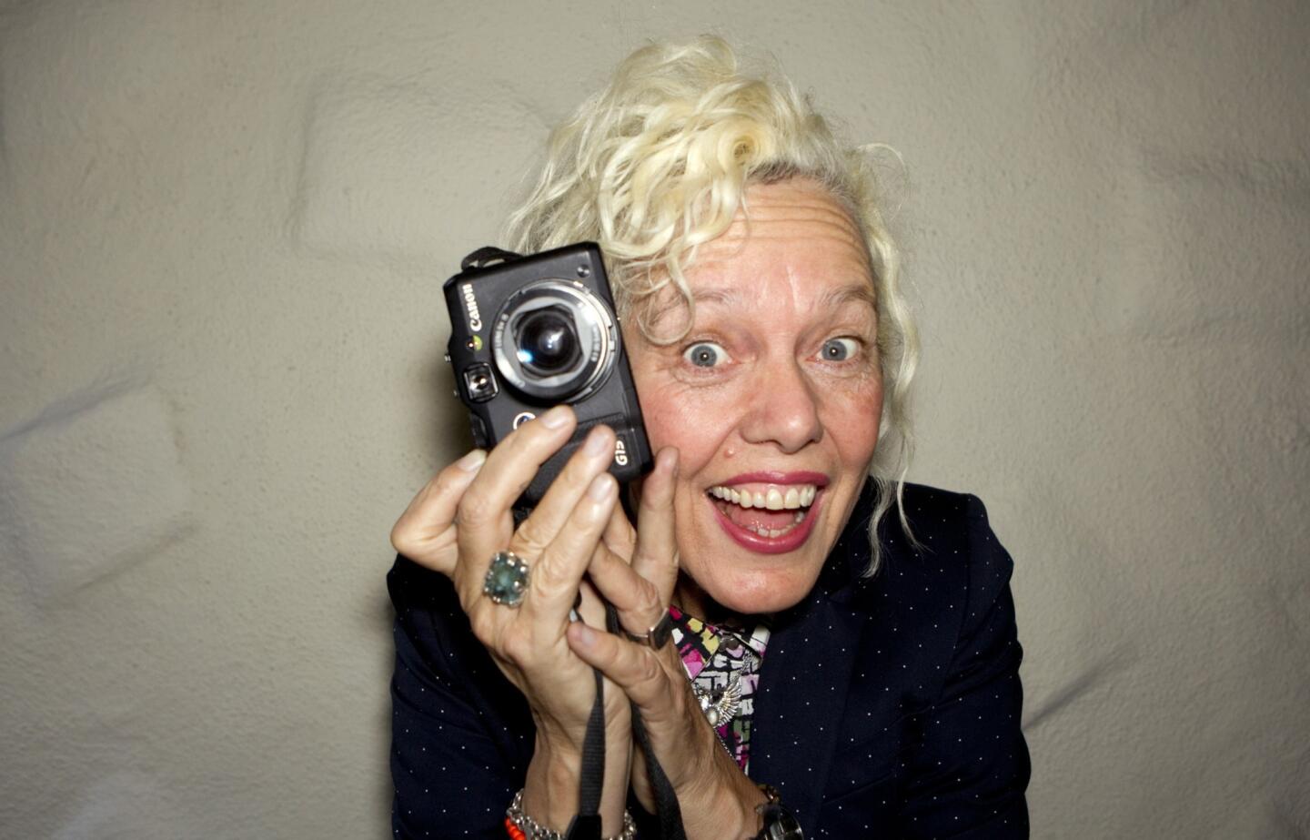 Photographer Ellen von Unwerth at the Chateau Marmont in West Hollywood.