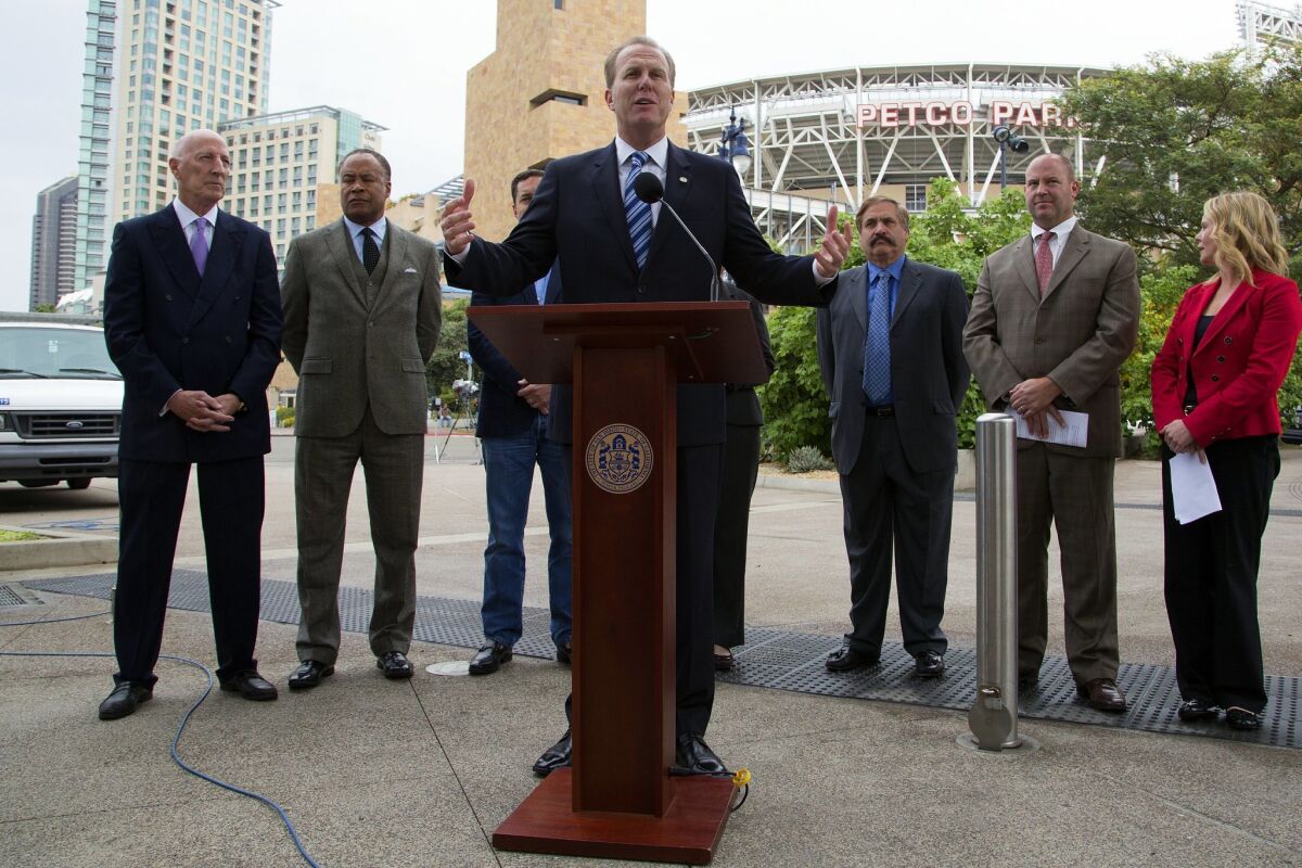 San Diego Mayor Kevin Faulconer's new task force will develop a plan for a new Chargers stadium in San Diego. — Nelvin C. Cepeda