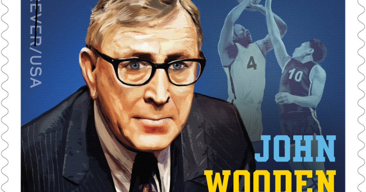 UCLA coach John Wooden to be honored with postage stamp in 2024 UCLA coach John Wooden to be honored with postage stamp in 2024