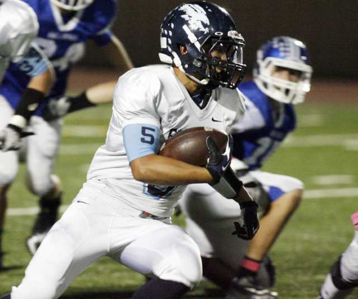 Crescenta Valley running back William Wang was named to the 2012 All-Area second team.