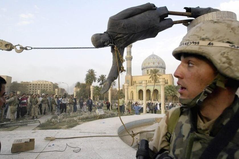 The toppling of Saddam Hussein didn't bring peace to Iraq.