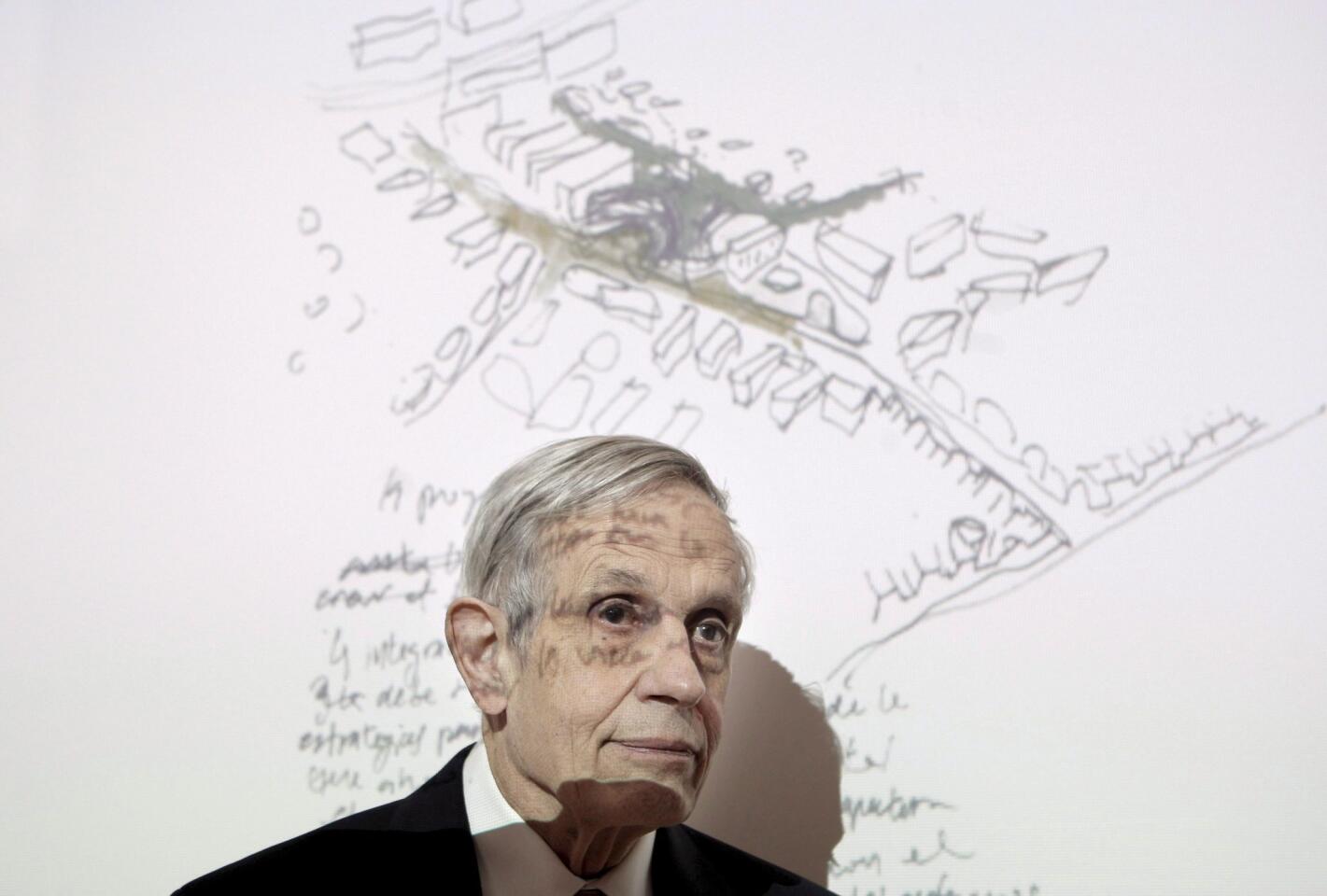 Nobel Laureate John Nash, shown in 2008, was the inspiration for Ron Howard’s Oscar-winning film “A Beautiful Mind,”