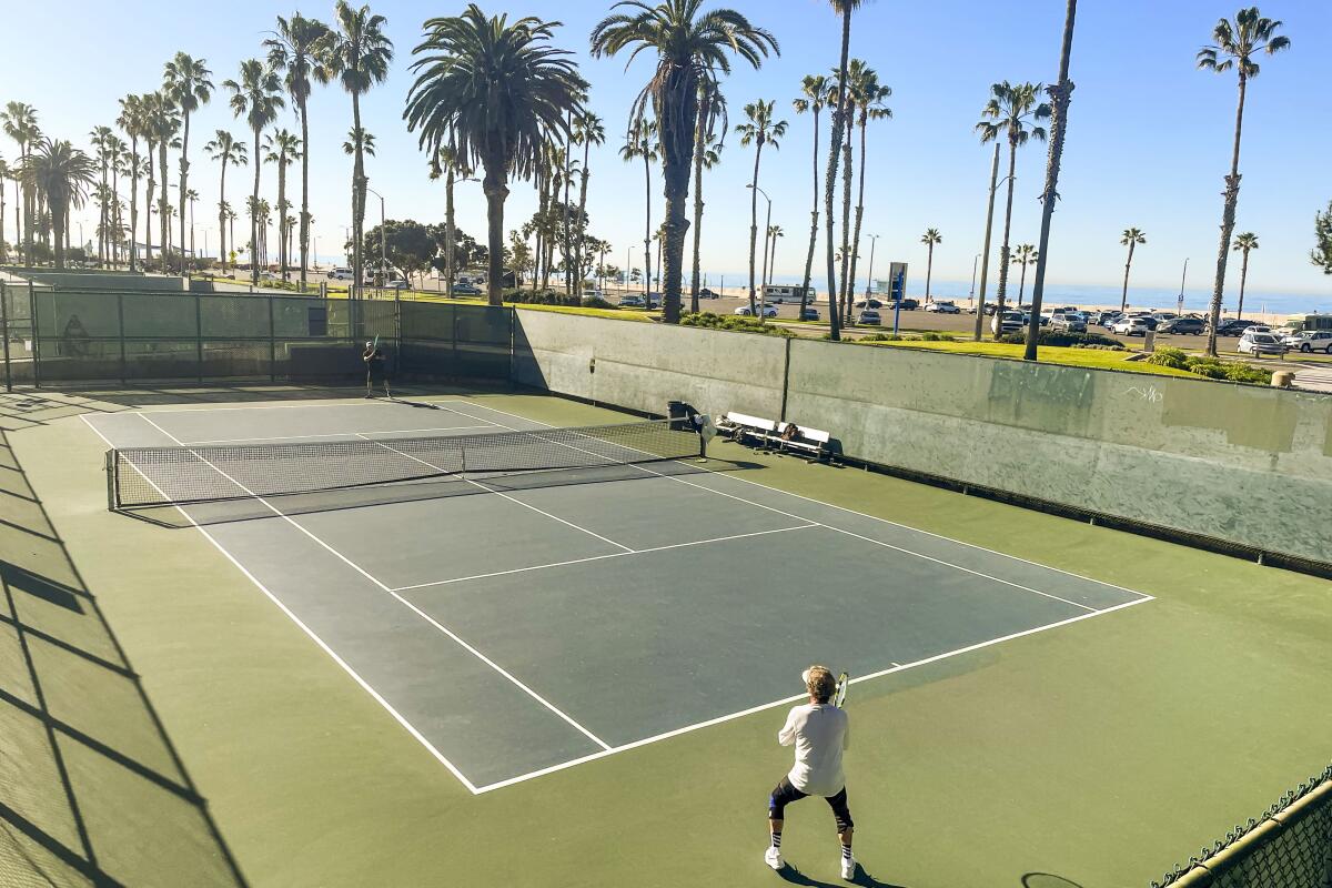 Best L.A. tennis courts for making new friends Los Angeles Times