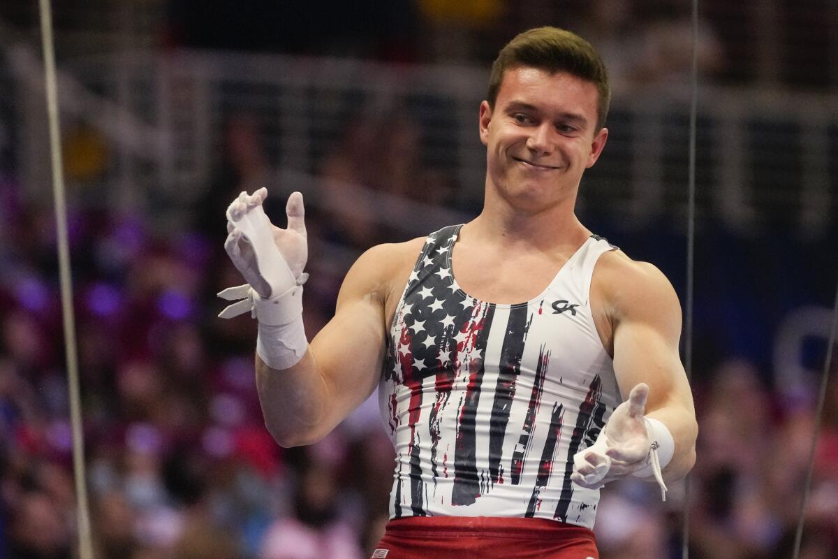 Tokyo Olympics: Brody Malone, Yul Moldauer lead U.S. gymnastic team