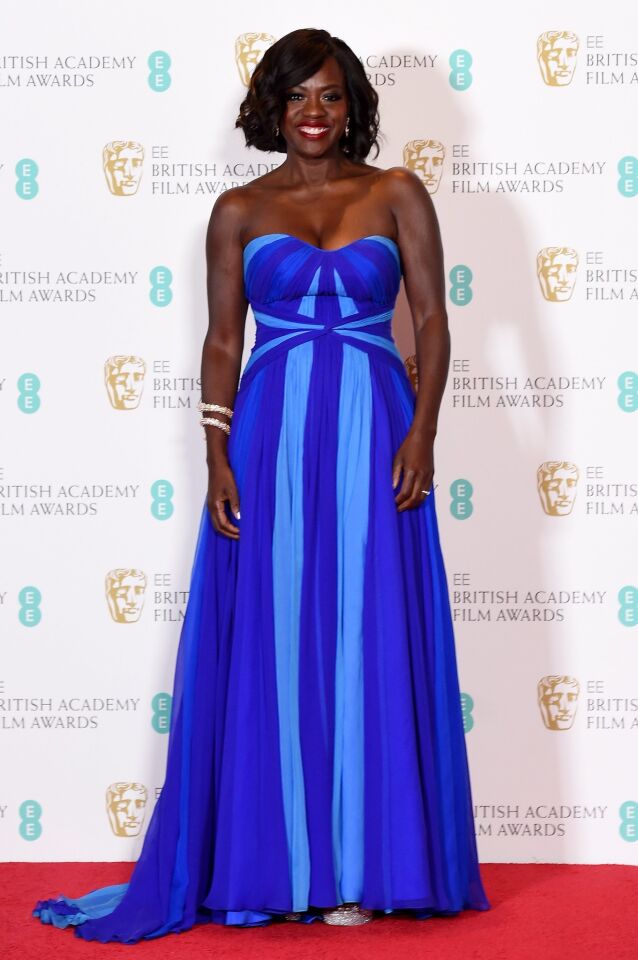 Viola Davis in the press room during the British Academy Film Awards on Feb. 12, 2017.