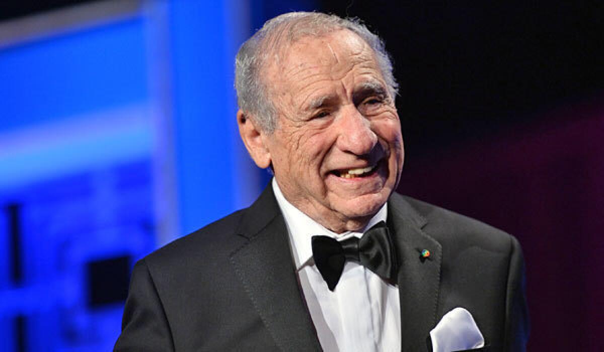 Early in his career, Mel Brooks wrote for Sid Caesar. He remembers the comedy legend on "Conan" on Tuesday.