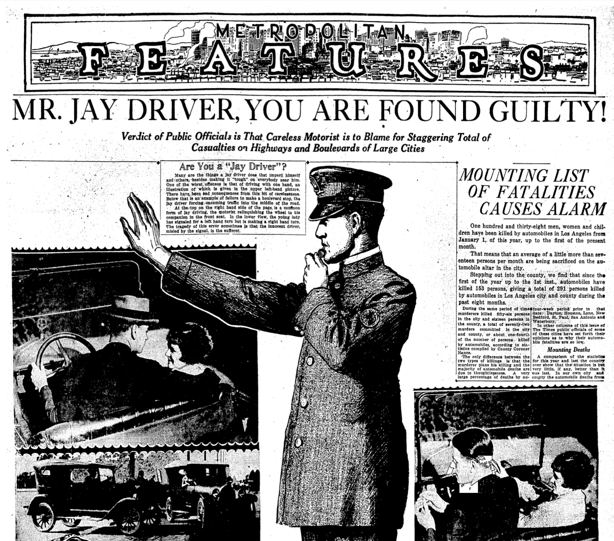 Feature in the Sept. 20, 1925 edition of the L.A. Times.