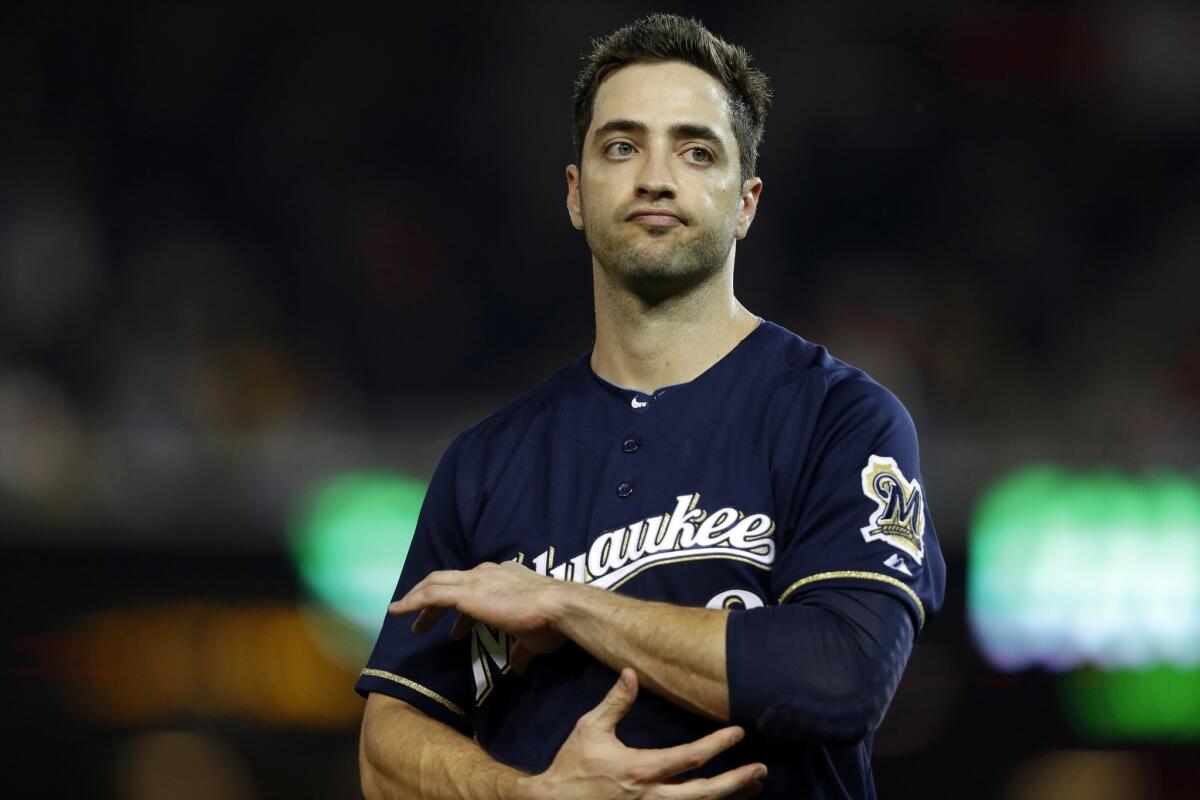 Milwaukee Brewers outfielder Ryan Braun was suspended 65 games for violating Major League Baseball's drug policy.
