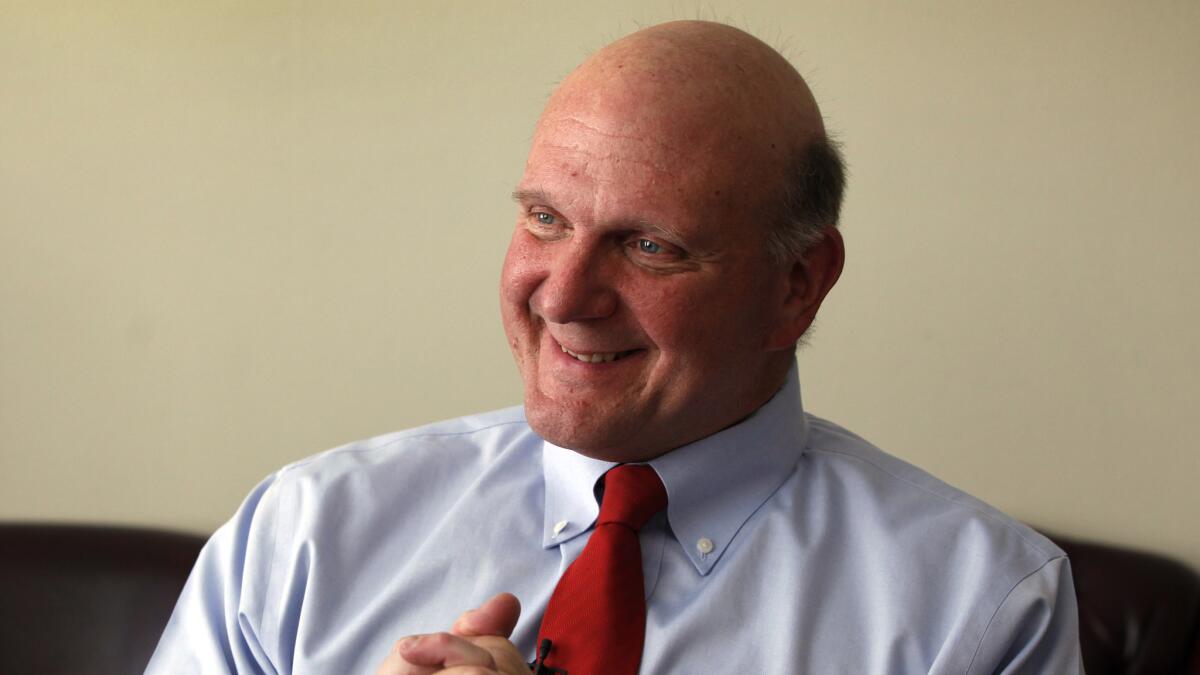 Former Microsoft chief executive and Clippers owner Steve Ballmer.