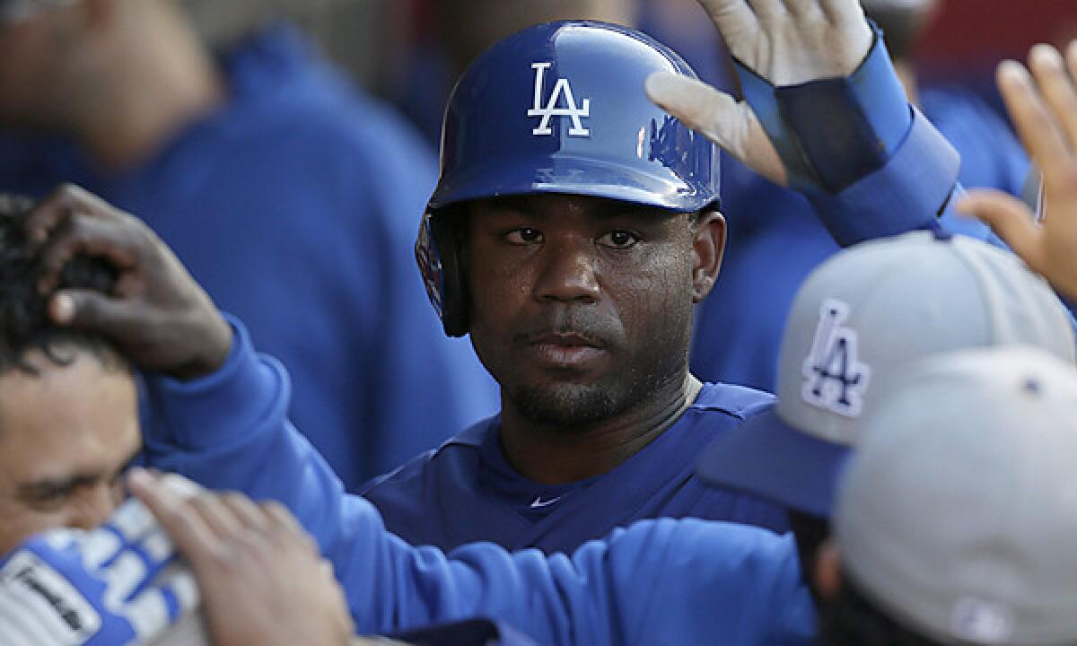 Dodgers left fielder Carl Crawford continues to battle a fever that has kept him out of the lineup the last two games.