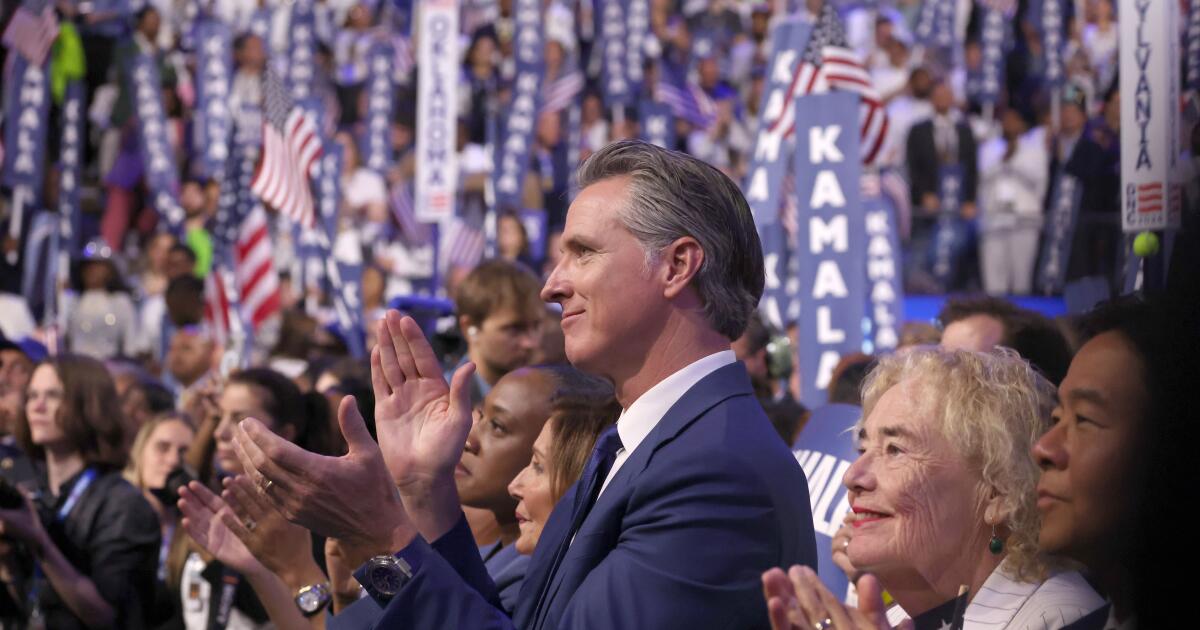 Newsom Criticizes Harris' Nomination Process