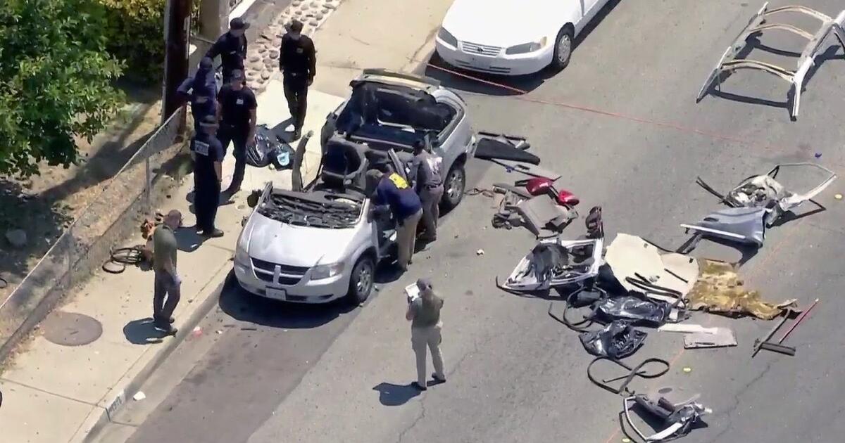 Van explosion in Montclair triggers FBI investigation - Los Angeles Times
