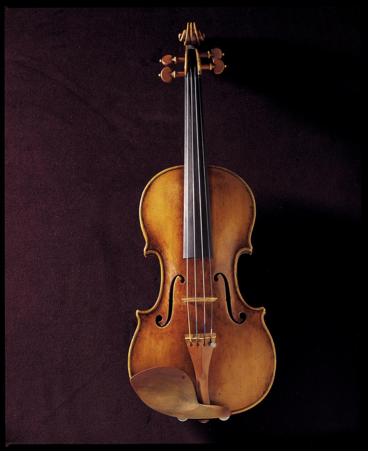 The Alcantara Stradivarius violin, at UCLA. 