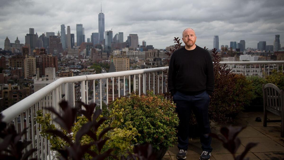 Comedian Louis C.K., shown in 2017, is back on the comedy circuit.