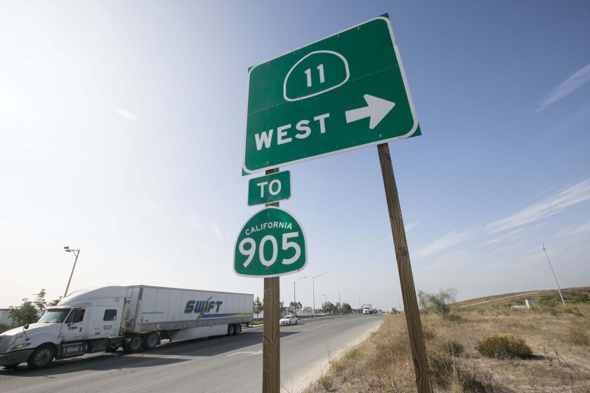Caltrans and SANDAG will break ground on Wednesday for the final section of State Route 11 that will connect the future Otay Mesa East Port of Entry to SR-905 and SR-125.