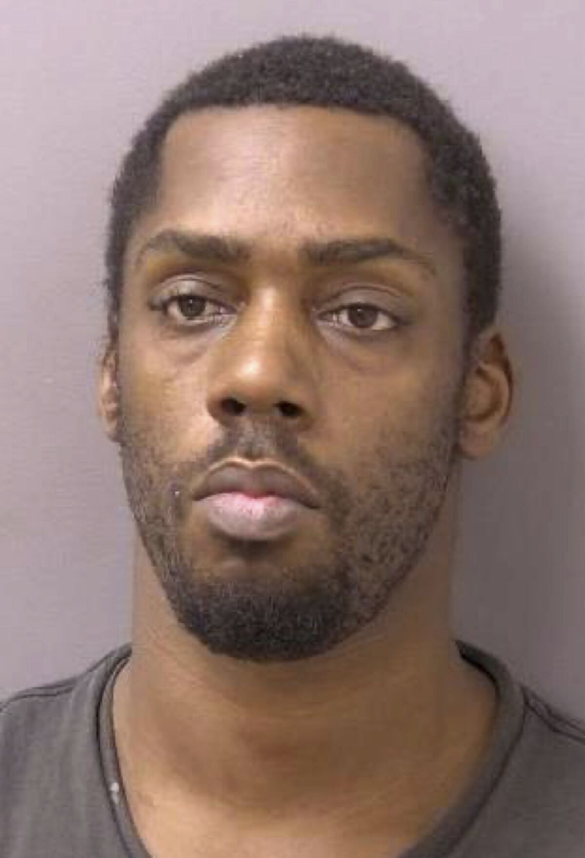This image released by the Harrisonburg, Va., Police Department, shows Anthony Robinson, 35, of Washington, D.C., who Fairfax County, Va., Police Chief Kevin Davis dubbed “shopping cart killer." Police in Virginia say the discovery of four bodies at two different locations in the state are the work of a serial killer who used a shopping cart to transport his victims' bodies after meeting them on dating sites. (Harrisonburg Police Department via AP)