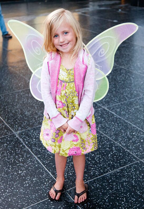 Sydney Bollback, 5 1/2 years old, of Laguna Niguel. "Fairy ... tinkerbell dress," replied Bollback when asked to describe her style. Bollback is wearing an Osh Kosh dress, Hurley sweatshirt and tinkerbell wings.