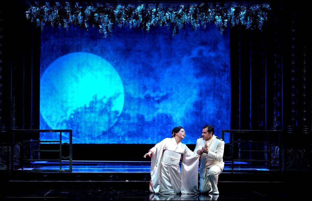 A scene from director Mario Gas' production of 'Madame Butterfly' at the Teatro Real in Madrid.