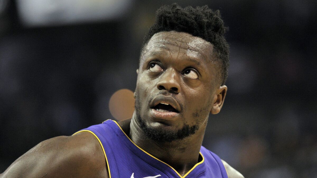 Julius Randle was the only Laker to play in all 82 games last season.
