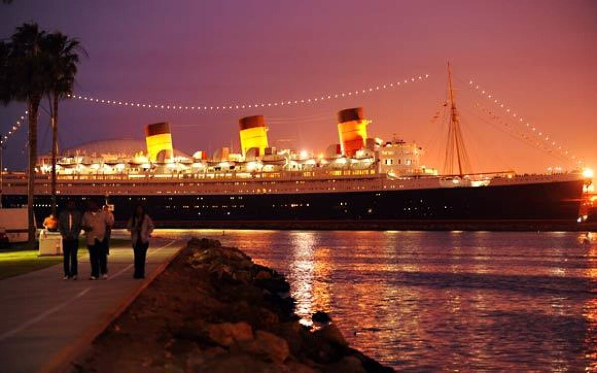 The Queen Mary in Long Beach.