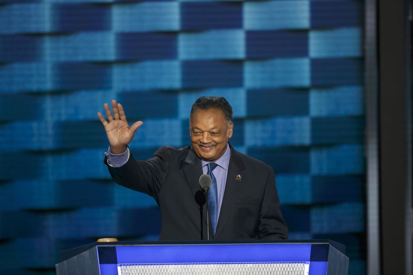 Civil Rights Leader Reverend Jesse Jackson at the 2016 Democratic National Convention in Philadelphia.