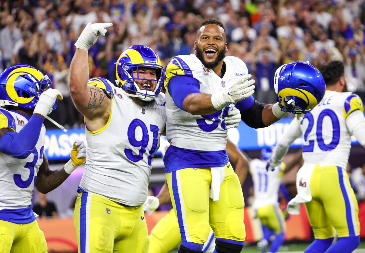 Los Rams, campeones del Super Bowl, tendrán desfile en Los Ángeles el miércoles - Los Angeles Times