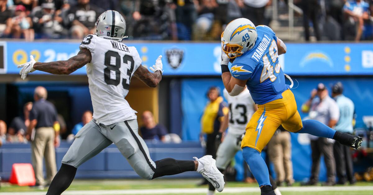 Raiders vs. Chargers score, results: Justin Herbert leads LA to