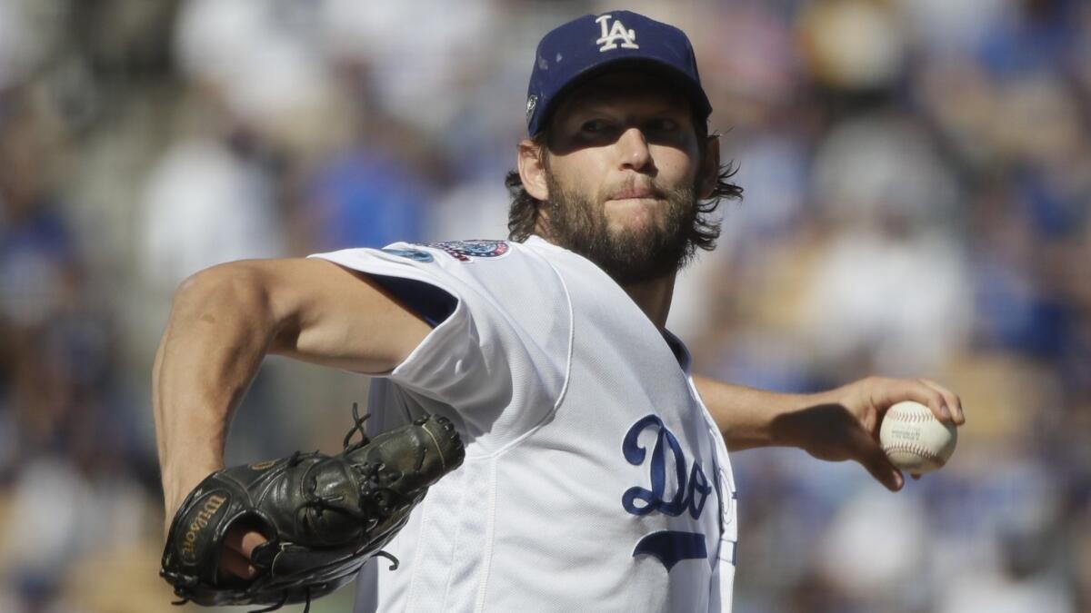 Dodgers pitcher Clayton Kershaw likely won't start opening day, manager Dave Roberts says.