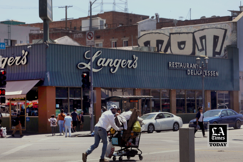 LA Times Today: Langer’s Deli owner is starving for L.A. to clean up MacArthur Park, and thinking of closing