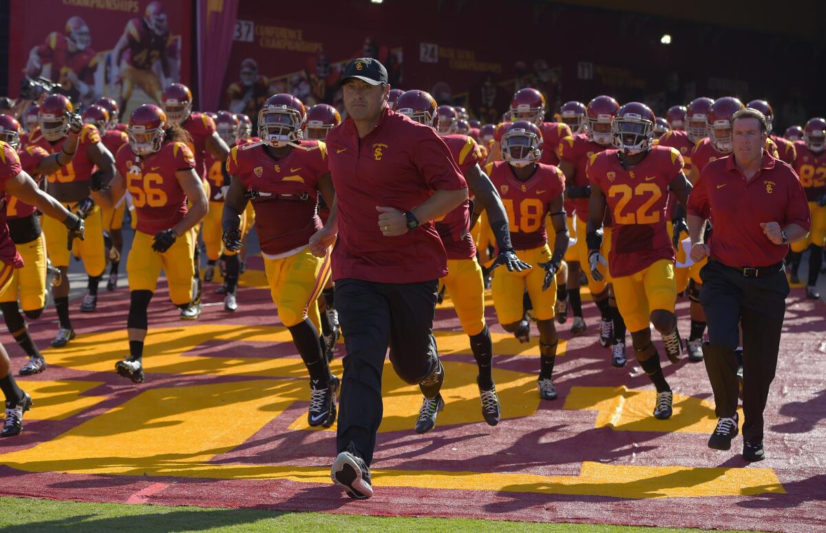 USC takes the field against Fresno State on Aug. 30.