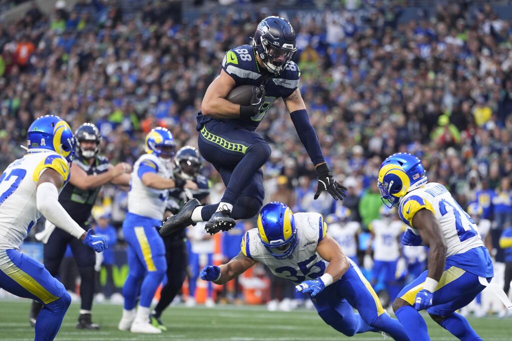 Rams overcome Puka Nacua to defeat Seahawks in overtime thriller - Los ...