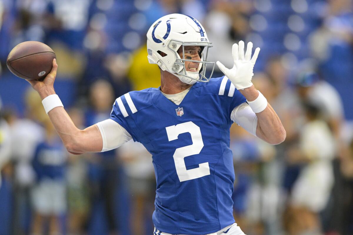 Ryan begins new chapter as Colts continue revolving QB story - The San  Diego Union-Tribune