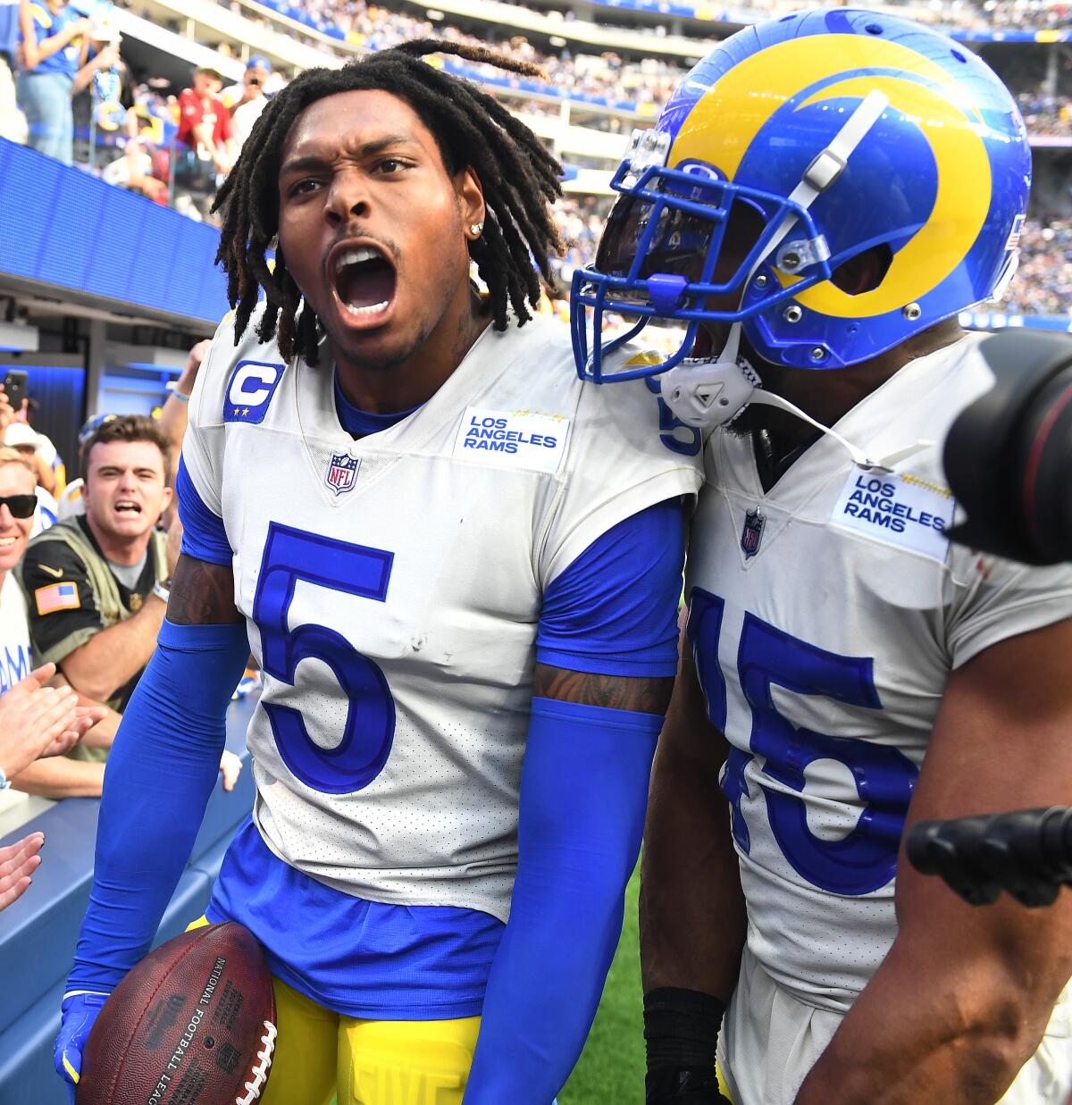 Rams trade Jalen Ramsey to Dolphins for Hunter Long, draft pick - Los ...
