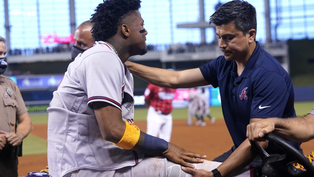 Braves' Ronald Acuna Jr.to Have Season-Ending Surgery After Torn