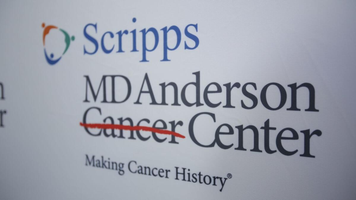 Scripps hires MD Anderson exec to remake its cancer program - The San Diego  Union-Tribune